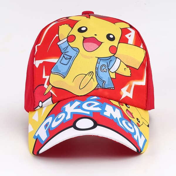 Pokémon Pikachu Barn Basebollkeps: Tecknad UV-skyddande Skärmmössa