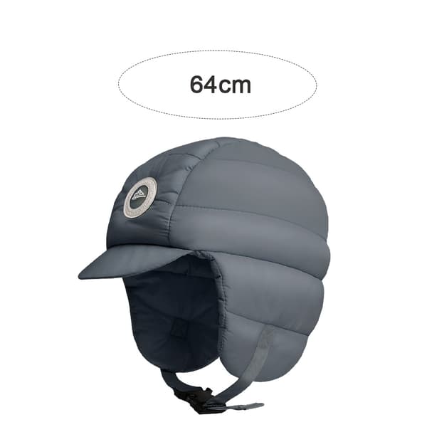 Dame Varm Øreklap Vinterhat Udendørs Vinterhue, Varm Trapper Hat Øreklapper Vinterhat dark grey