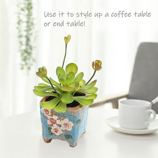 Simulerade suckulenter bonsai kreativa prydnader blomma matsal