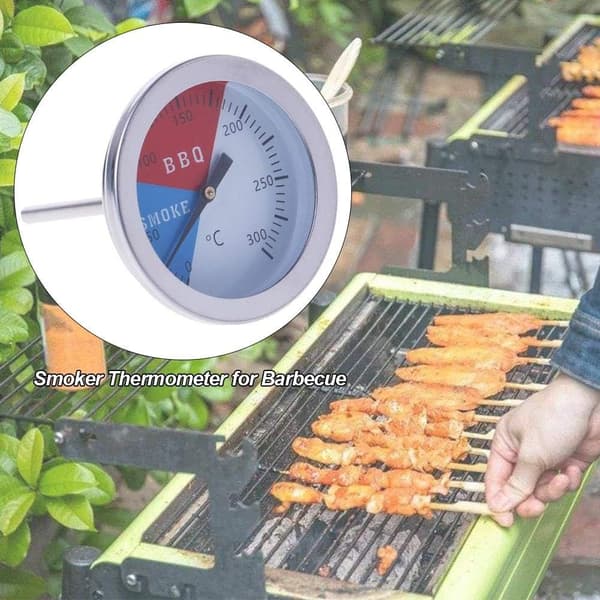 BBQ Termometer Måler, Fargekodede Soner For Å Perfeksjonere Grillteknikken Din