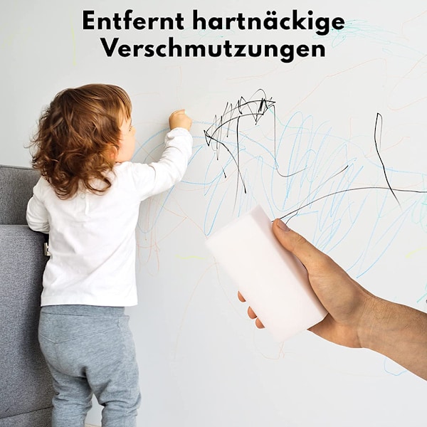 Melaminsvamp, Uppgraderad Design Rengöringsprestanda För Fettrester, Färgade Pennor Och Mer, Miljövänligt Giftfritt Material