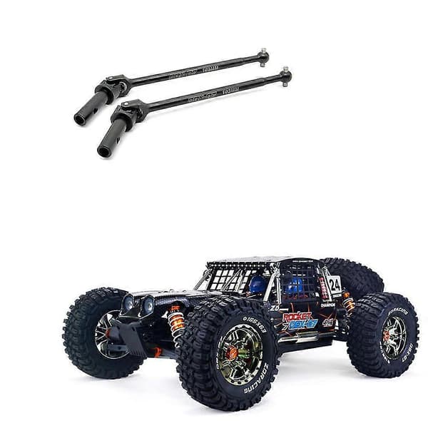 2 stk. Metal Front Drivaksel Cvd 8611 Til Zd Racing -07 Dbx07 1/7 Rc Bil Opgraderingsdele Reservedele Tilbehør