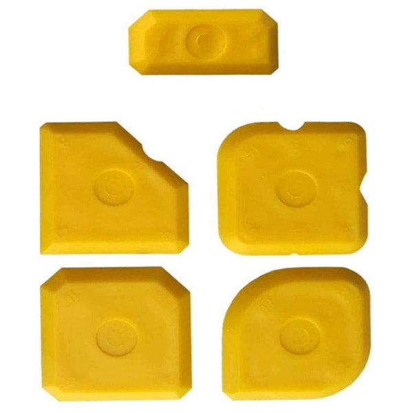 5 st skönhetssömsskrapa - gul