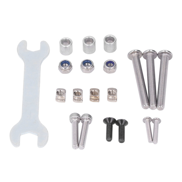 Dubbel Z-axlar Uppgraderingssats för CR10 3D-skrivare med 515mm Spindell och 4mm Motor