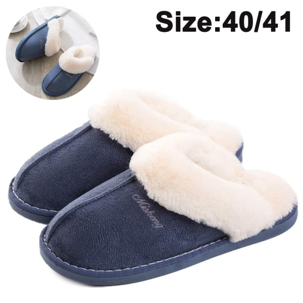 Damtofflor Minnesskum Fluffig Mjuk Varm Slip On Hus Slippe