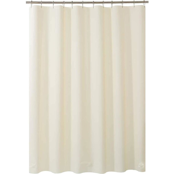 Plastdusjforheng Fôr 72 x 72 Tommer Beige Tykk