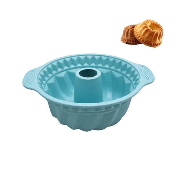 Silikone Kageform, Spiralmønster Kage Embryo Bageform, Bageudstyr, Chiffon Kageform Non-Stick Kageform