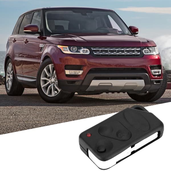 2-knapps bilfjärrkontroll Flip Key Fob Case Blade Cover Shell Passar Land Rover Range Rover