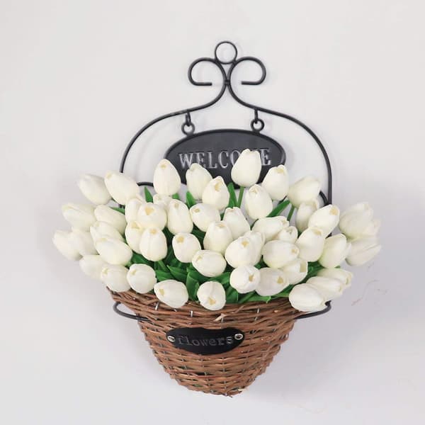 Kunstig Blomst 10 Stykker Tulipan Kunstig Blomst Lateksmateriale