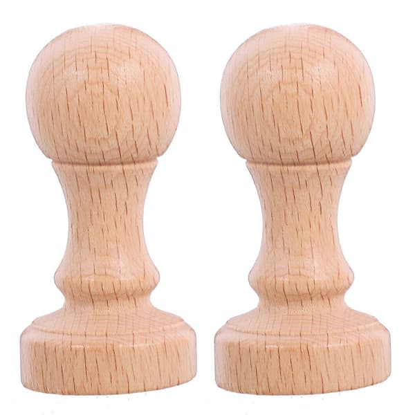 2 stk. tre DIY blank stempel ny utskjæringstilbehør tre lite segl