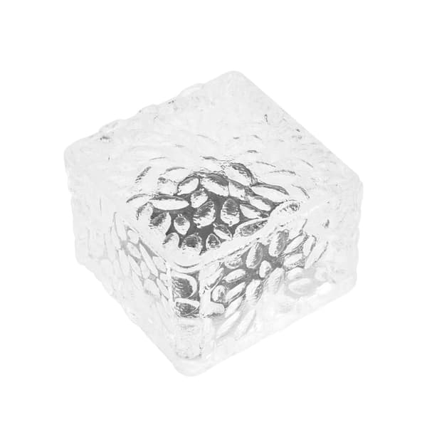 2 stk. Led Ice Cube Solar Light Utendørs Vanntett Landskapslampe F