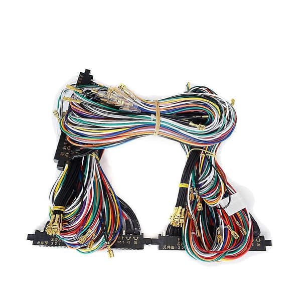 Jamma 28-stifts kabelhärva joystick knappkontakt för videospelsbox (4,8 stift)