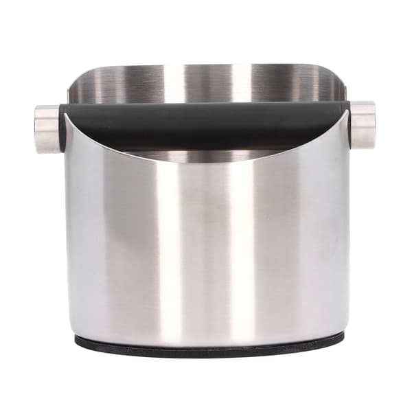 Ergonomisk Knock Box i Rustfrit Stål, Alsidig Anvendelse Stor Kaffeboks til Hjemmecaféer (Ergonomisk Design)