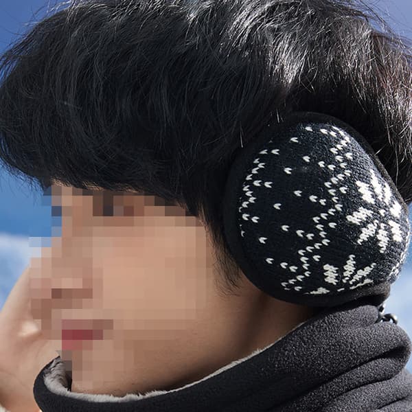 Unisex Foldbare Øre Polar Vinter Ørevarmere Snowflake