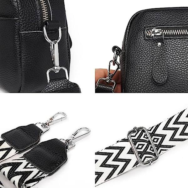 Crossbody-tasker til kvinder Crossbody kamera taske pung Tyk strop