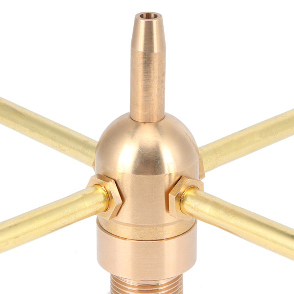 G1/2 Hunn G3/4 Hane 4-Arms Rotasjons Vannfontene Dysen Sprinkler for Hage Dam