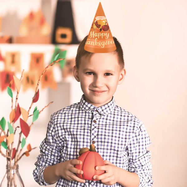 12 Stykker Efterår, Thanksgiving Kegle Glad Thanksgiving Fest