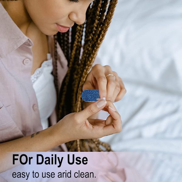 100 Pak Mini Neglefiler Engangs Neglefiler Smirgelbrætter Manicure Værktøjer til gave