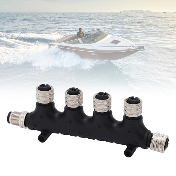 NMEA 2000 T-stik 5-polet IP67 Vandtæt Backbone Drop Kabler 4-Port MultiPort Tee Terminator til Lowrance Netværk