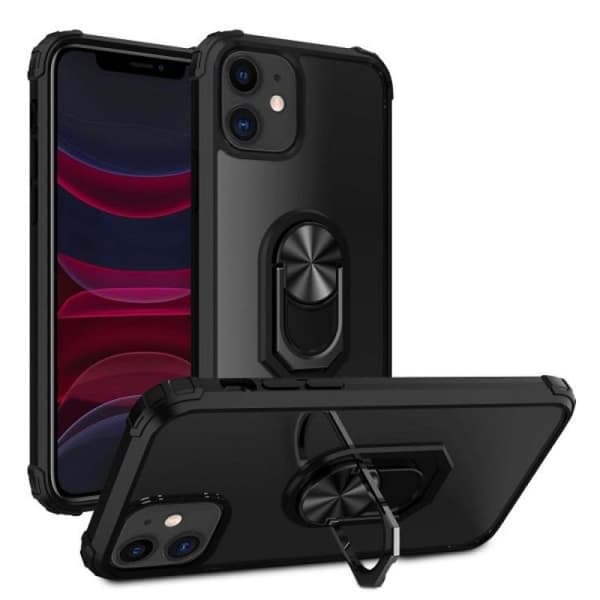 Akryl ringholder telefondeksel egnet for iPhone 12/12 Pro