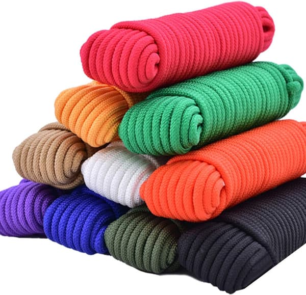 100m φ3 / 16 tum (5mm) nylon polyrep flaggstång Polypropylenbeläggning