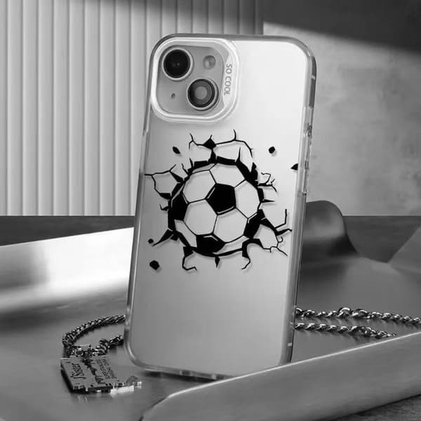 Unikt och kreativt VM-exploderande fotbollsdesign mobilskal – iPhone 12 Promax