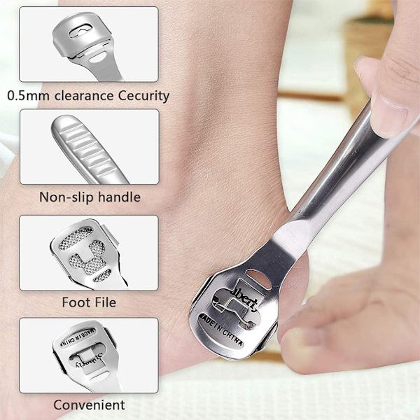 Fotfil for Pedikyr - Callus Razor - Fjerner Hard Hud
