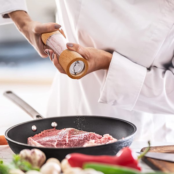 Premium Akryyli Suola- ja Pippurimyllysetti, Manuaalinen Suola ja Pippuri