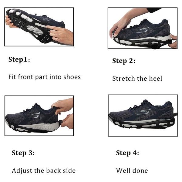 Walk Traction Cleat for Walking on Snow and Ice (1 par)