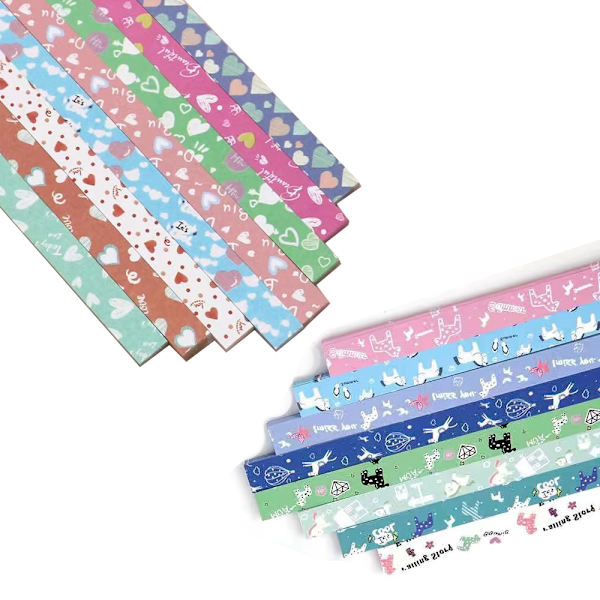 1120 Arkkia Origami-Paperia Tähtien DIY-Käsintehtyihin Tähtien Origami-Onnen Tähti Paperin Taitteluun Origami-Tähti Paperinauhat Paperitaiteen Ja -käsitöiden Tekemiseen