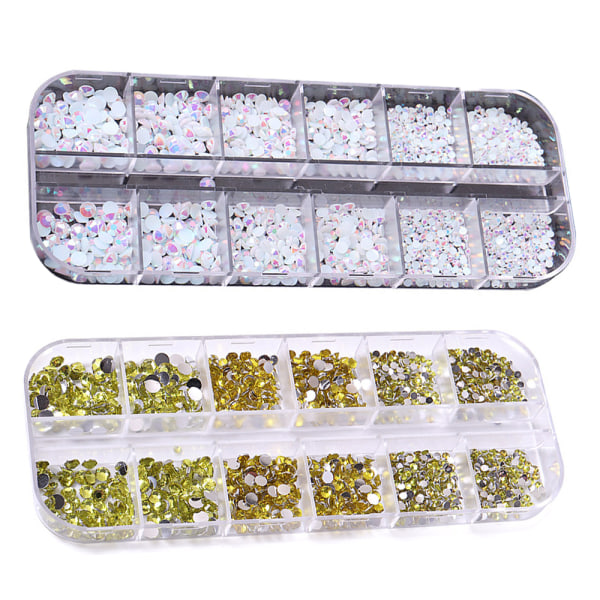 Flat Back Glass Rhinestones Crystals for Nail Art style 5