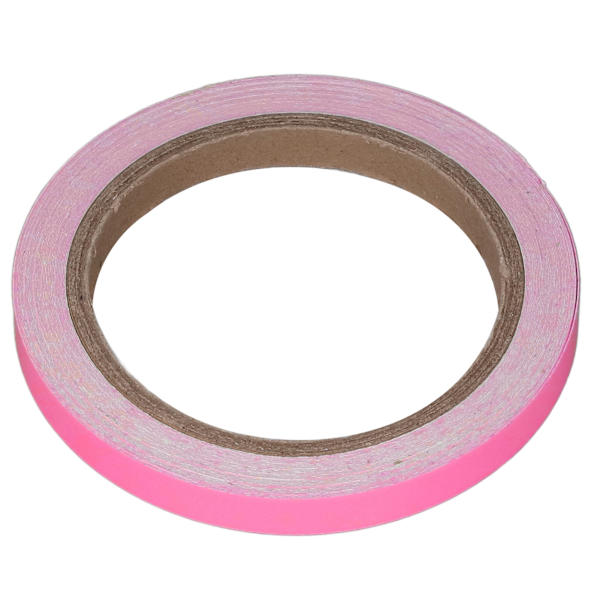 10 meter lang Glødende tape som lades under ultrafiolett lys Svart lys fluorescerende tape for glatte vegger og trapper