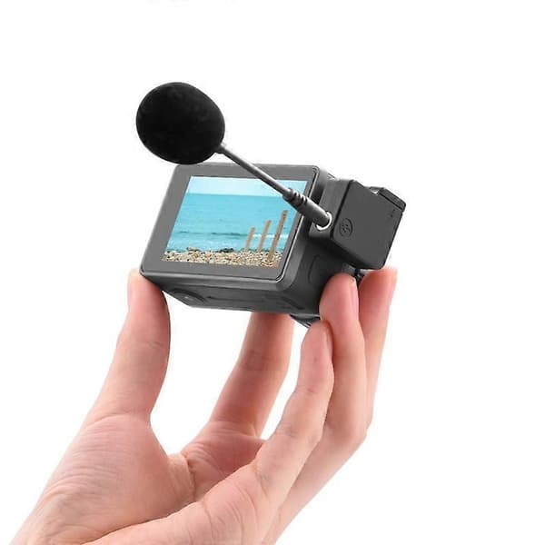 Laddande 3,5 mm mikrofonljudanslutningsadapter för DJI Osmo Action-kamera