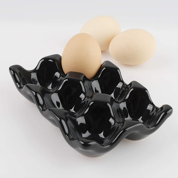 Keramisk Eggplate, Kjøkken Restaurant Kjøleskap Oppbevaring og