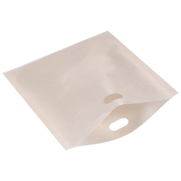 2 stk. Toastabags Beige Non-Stick Genanvendelige Toastposer Varmebestandige Toast Sandwich Lomme Hot