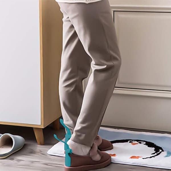 Pink & Blå & Grå Lazy Shoe Helper, 6 stk. Nyttig Bærbar S