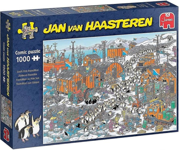 Jan Van Haasteren Sydpolsekspedition Puslespil (1000 Brikker)