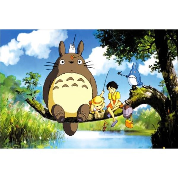 Puslespil 1000 Brikker - Totoro Fiskeri