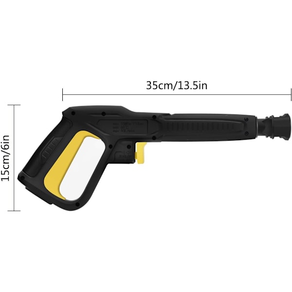 Reservpistol och spraylans för Karcher K2 K3 K4 K5 K6 K7 högtryckstvätt, snabbkoppling vattenstrålepistol