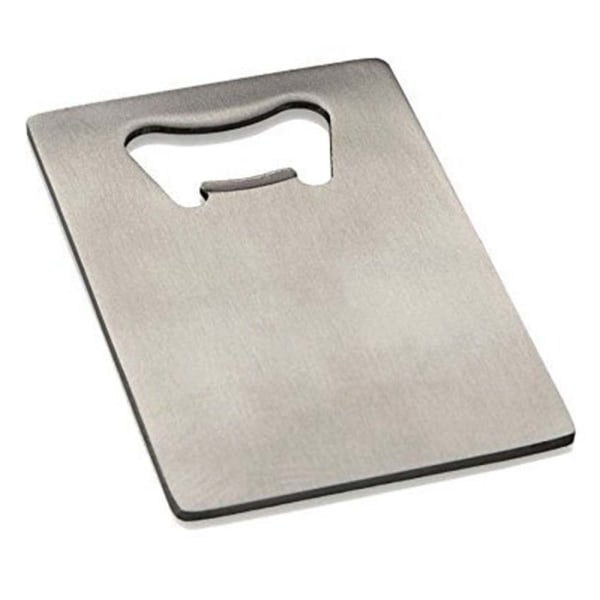 Credit Card Bottle Opener for Your Wallet - Stainless Steel