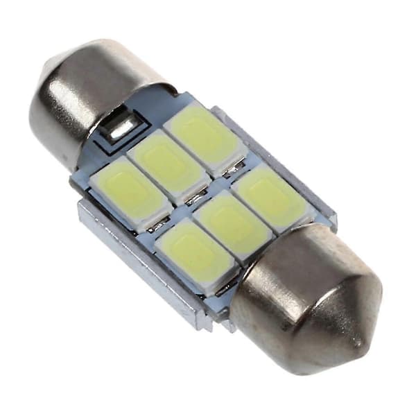 2 X 31 Mm 6 5630 Smd Led Festoon Innerbelysning 3w 195lm 6500k