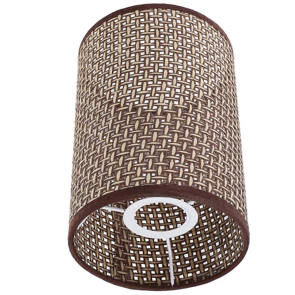 Rattan Lampeskærm Til Bordlampe E14/E27 Base Udskiftningslampeskærm