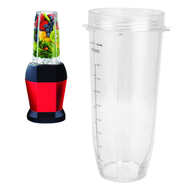 32Oz Erstatningskop Blenderkop Beholder Passer til Nutri Ninja 1000W Blender Tilbehør