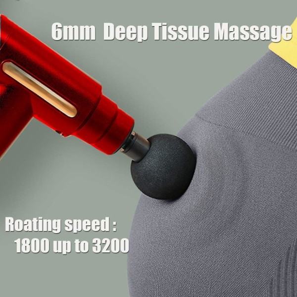 Mini Massage Gun Deep Tissue Massage Gun, USB Recharge, 4 Massage