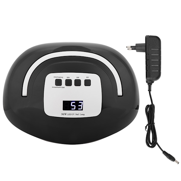 96W Professionell LED UV Gel Nagelpols torklampa Nageltorkningsmaskin 100-240VEU-kontakt