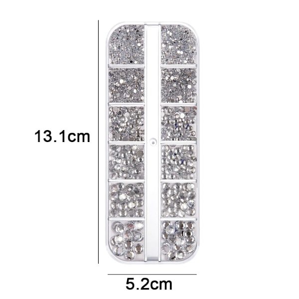 Kristallstrass, Nail Art Skor Klänningskort Hantverk DIY Diamanter Dekoration style 1