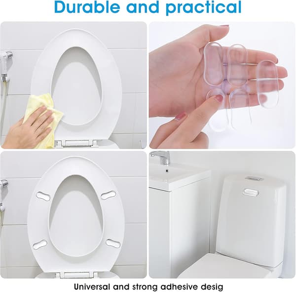 20-pack Toalettsits Bumper Ersättningskit Bidet Bumpers med St