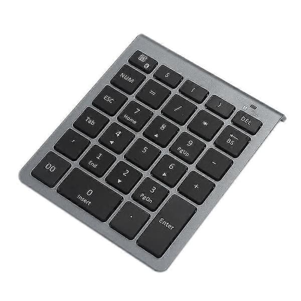 Langaton Bluetooth-numeronäppäimistö, 28 näppäintä, numeronäppäimistö kirjanpitäjälle ja kassalle