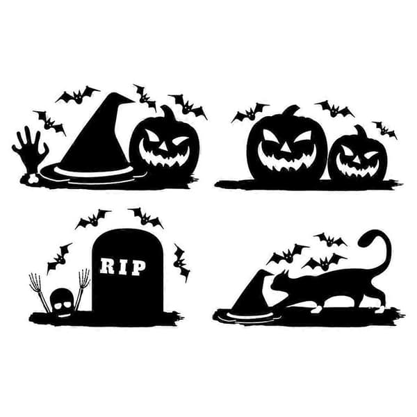 Halloween-pumpa för katt metallskärformar stencil DIY klippbok album papper C