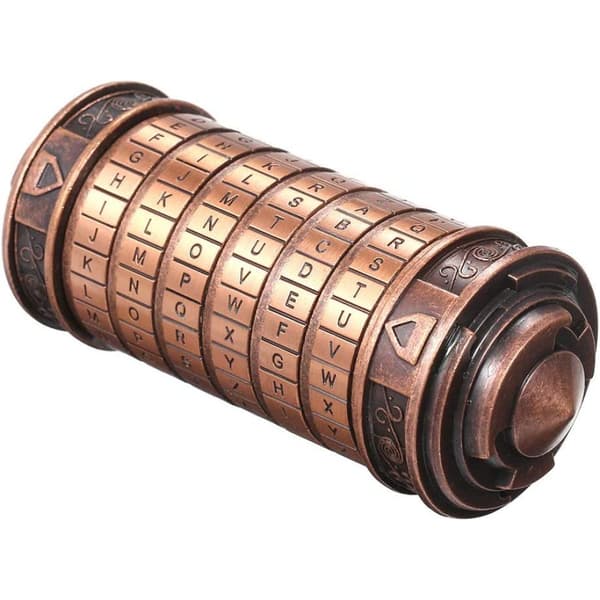 Mysterie Puzzle Da Vinci Code Cryptex, Valentinsdagsgave med tilpasselig adgangskode og skjulte rum